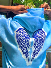 Load image into Gallery viewer, Ancestral Protection Hoodie Blue
